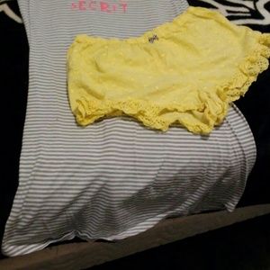 Victoria secret night gown and sleep shorts